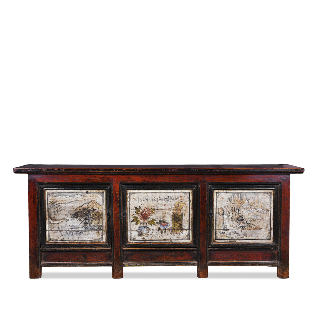 Antique Chinese Painted Sideboard | Indigo Antiques