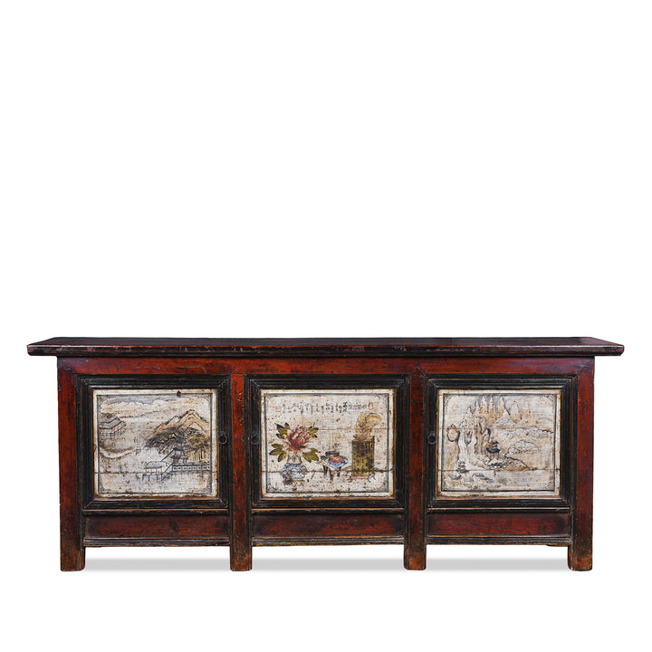 Antique Chinese Painted Sideboard | Indigo Antiques