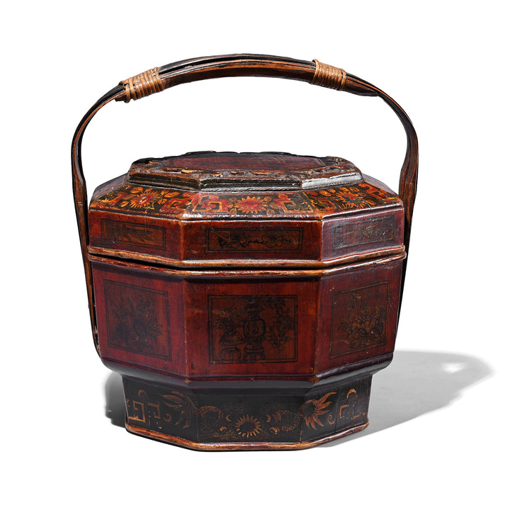 Antique Chinese Wedding Basket from South China | Indigo Antiques