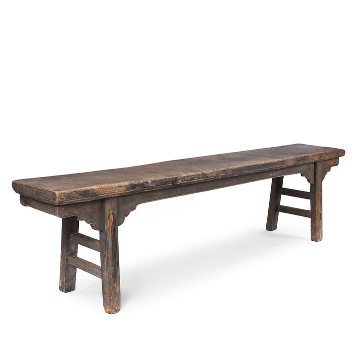 Antique Elm Chinese Spring Bench From Shanxi Province | Indigo Antiques  