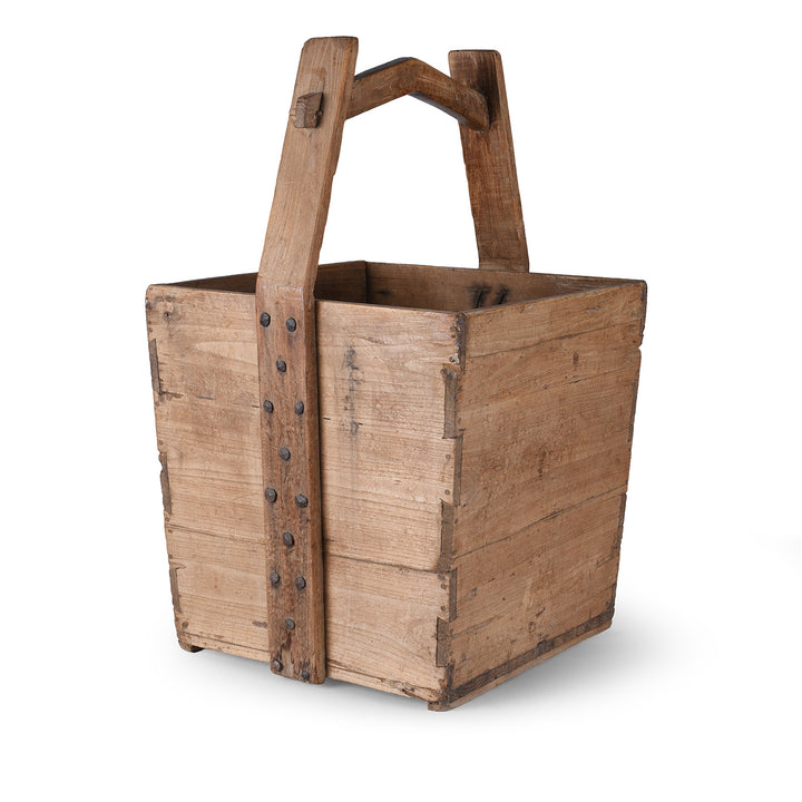 Antique Elm Farmers Vegetable Basket | Indigo Antiques