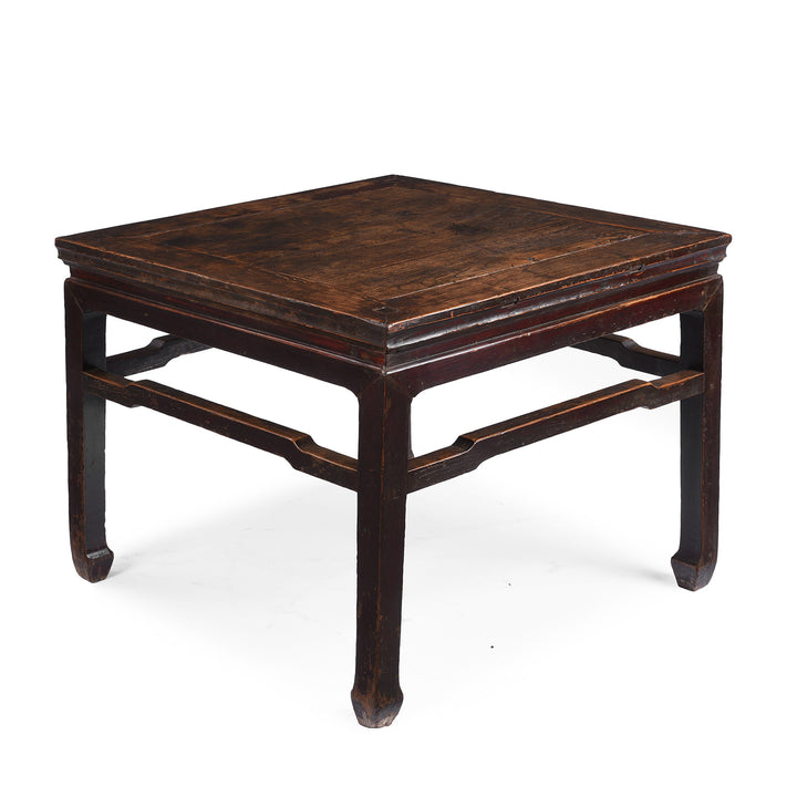 Chinese Elm Square Side Table From Shanxi  - 19thC | Indigo Antiques