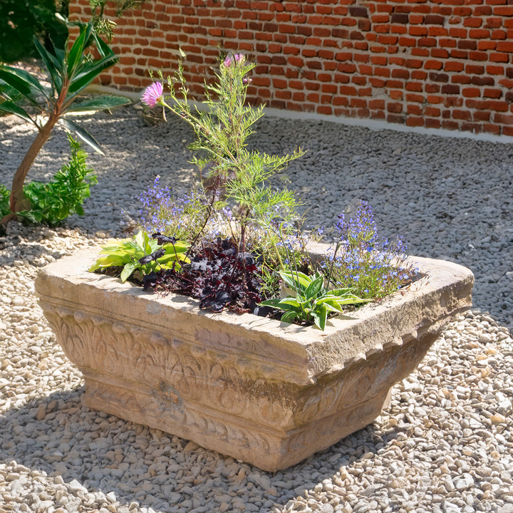 Antique Carved Stone Water Trough | Indigo Antiques