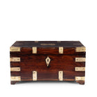 Brass Bound Rosewood Jewellery Box from Kutch – 19th Century