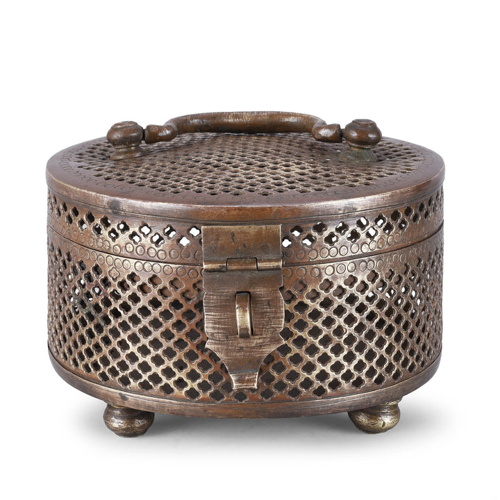 Antique Indian Brass Pandan Box | Indigo Antiques
