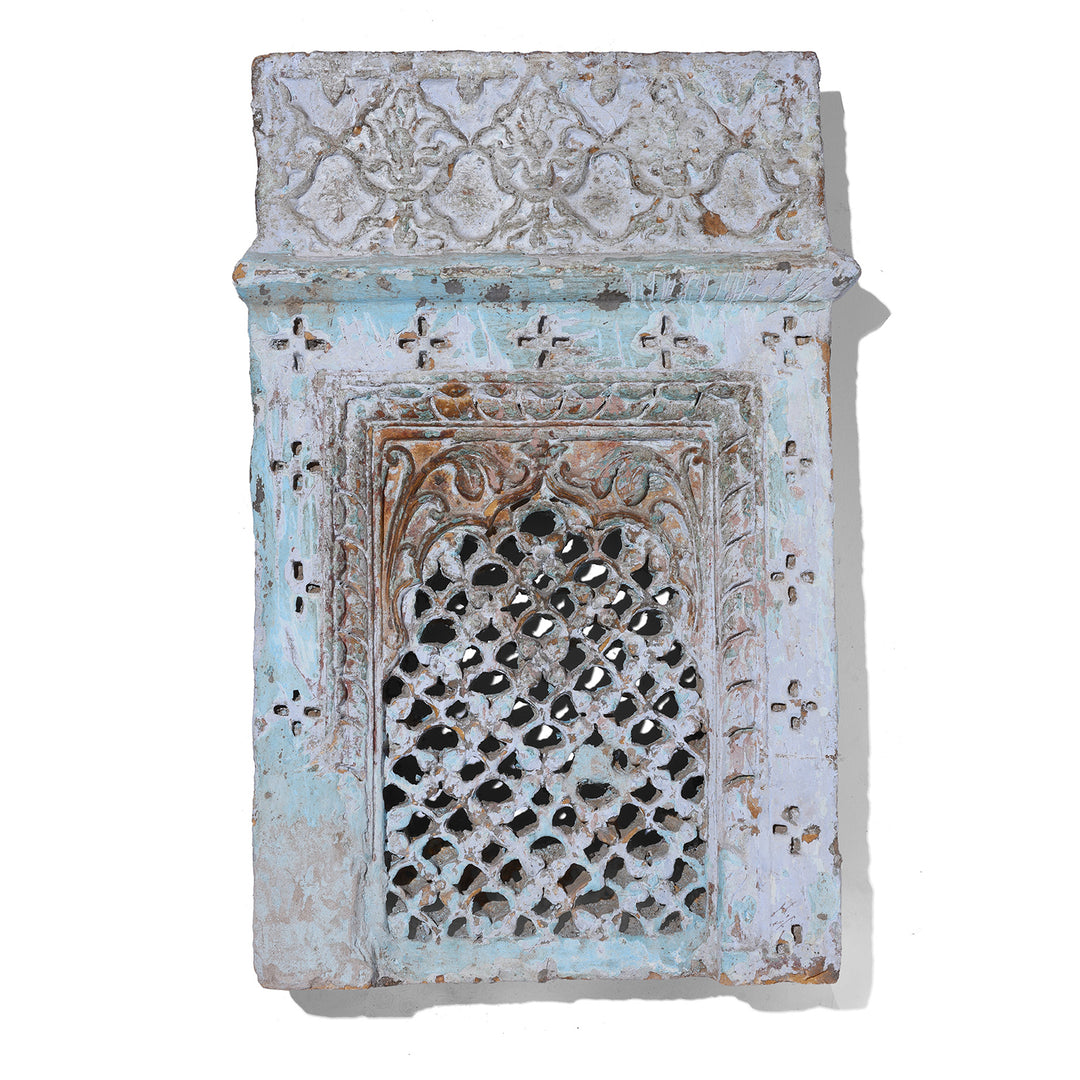 Antique Indian Carved Stone Jali Panel | Indigo Antiques