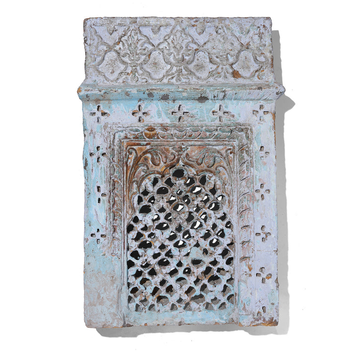 Antique Indian Carved Stone Jali Panel | Indigo Antiques