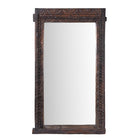 Carved Teak Door Frame Mirror from Nagaur – 19th Century