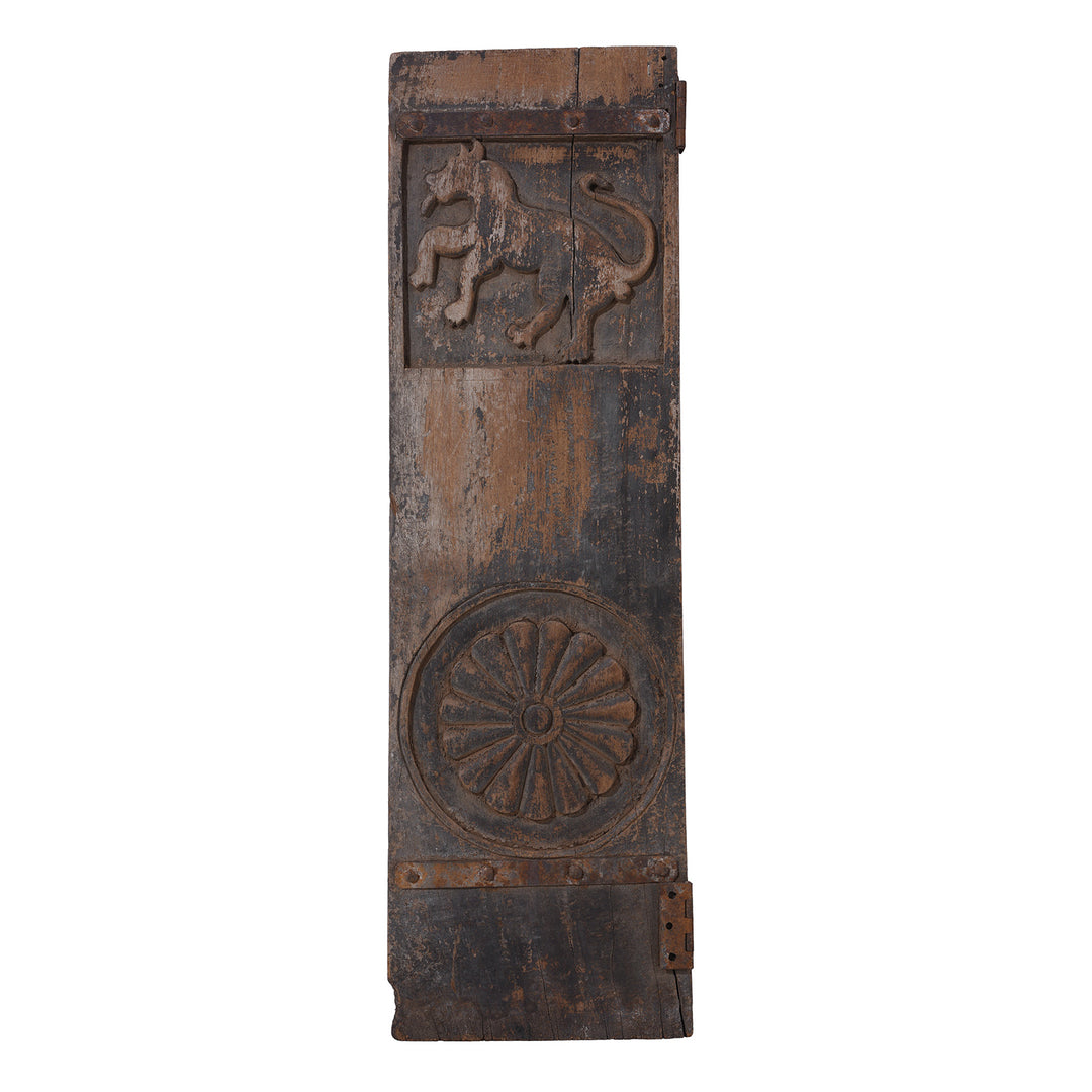 Antique Indian Carved Tribal Panel | Indigo Antiques