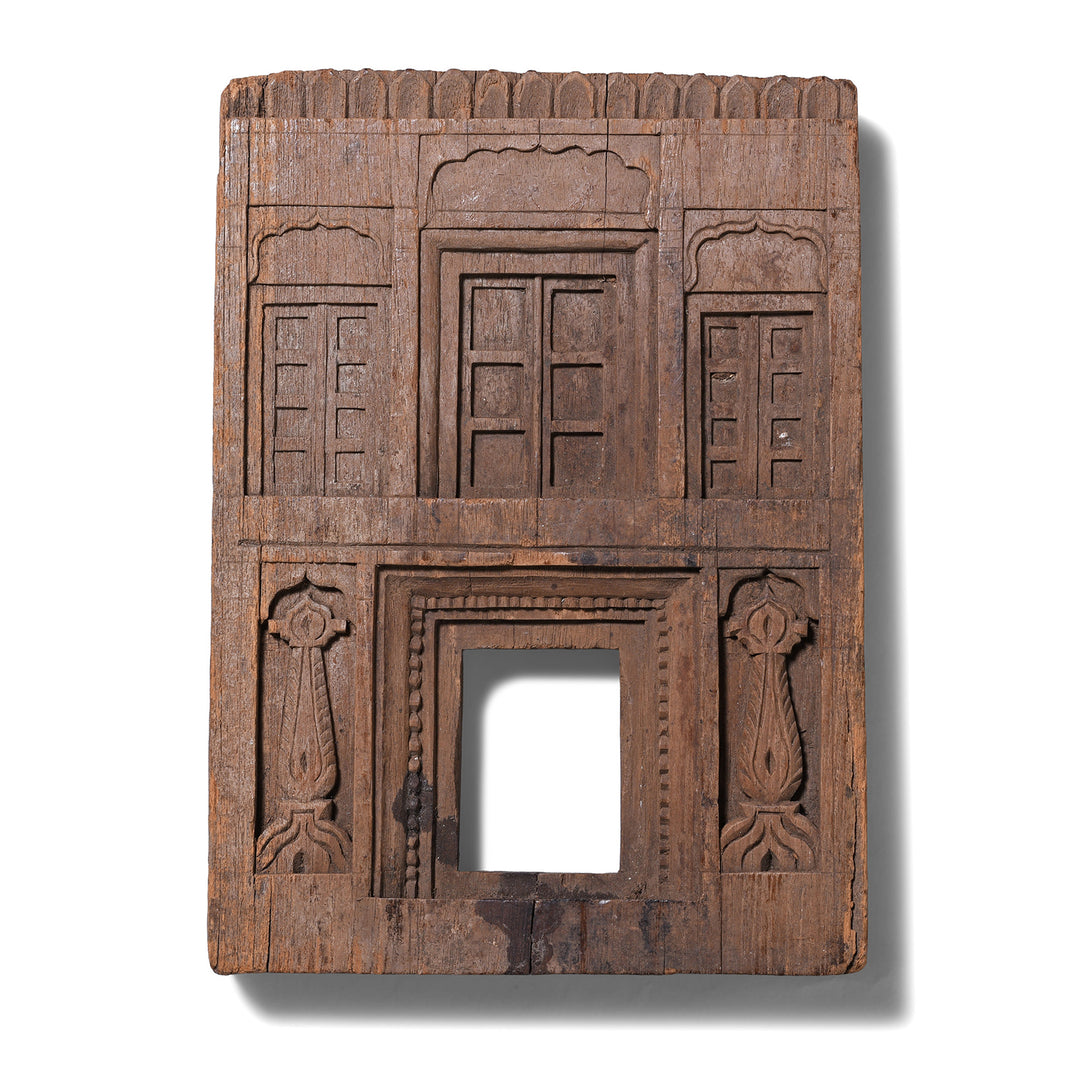 Antique Indian Carved Votive Panel  | Indigo Antiques