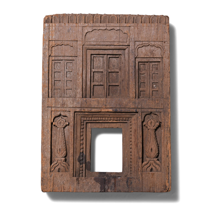 Antique Indian Carved Votive Panel  | Indigo Antiques