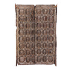 Carved Teak Window Shutter From Nagaur - 19th Century