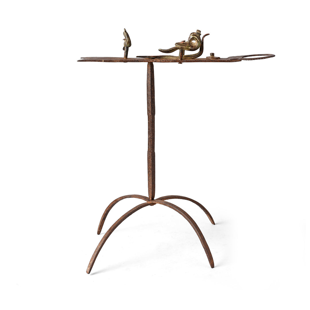 Antique Indian Iron Opium Retort From Rajasthan | Indigo Antiques