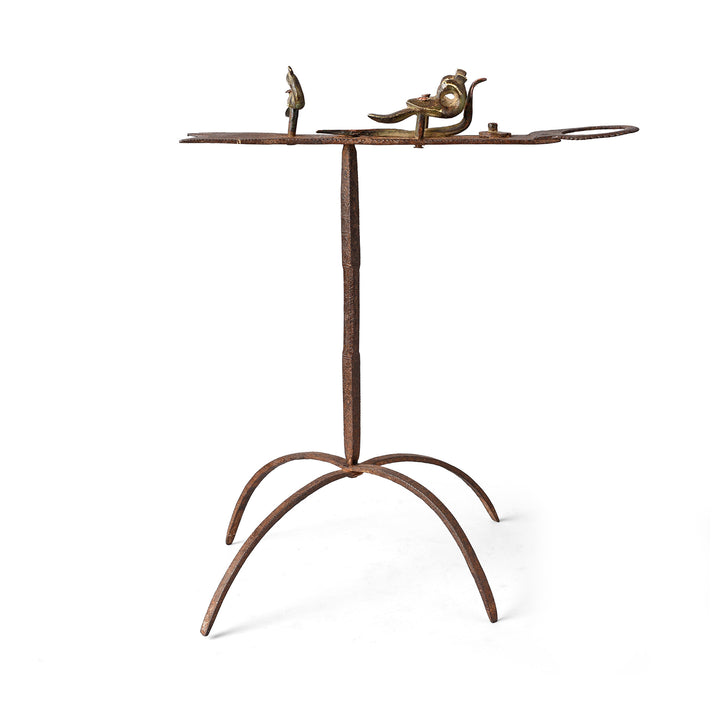 Antique Indian Iron Opium Retort From Rajasthan | Indigo Antiques