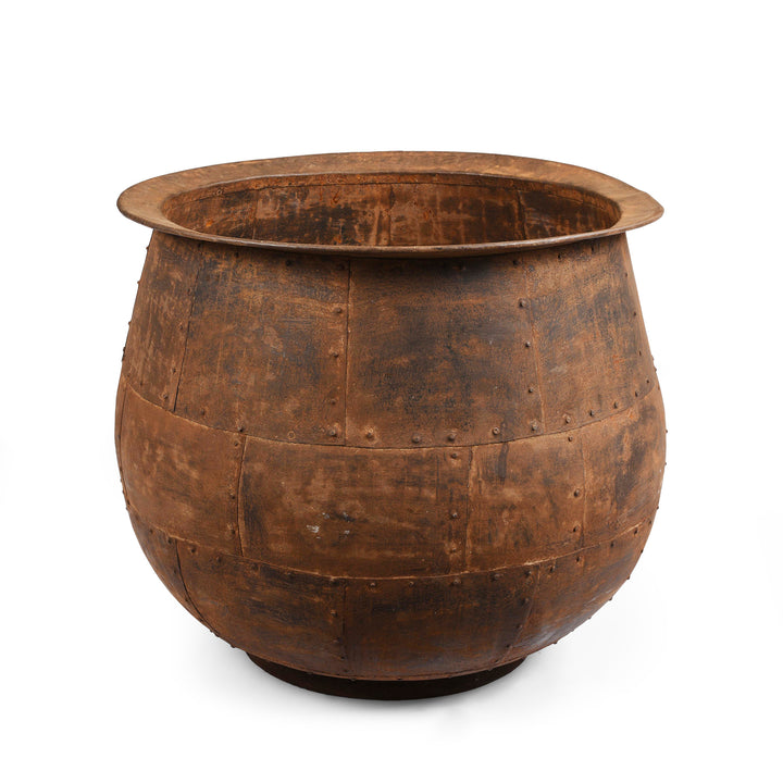 Iron Water Pot For Planter | Indigo Antiques