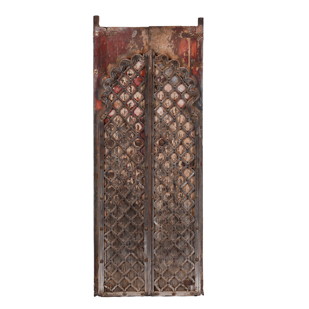 Antique Indian Jail Window Shutters | Indigo Antiques