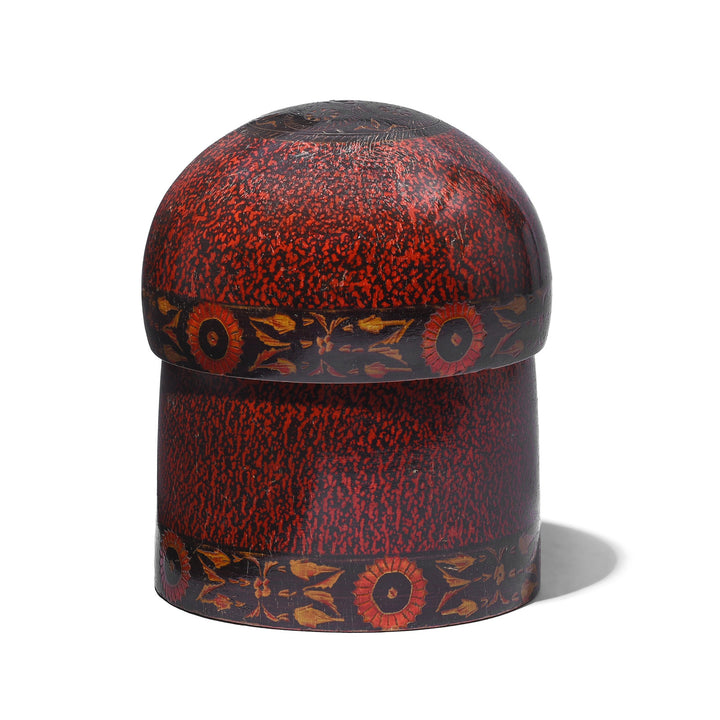 Antique Indian Lacquer Pot | Indigo Antiques