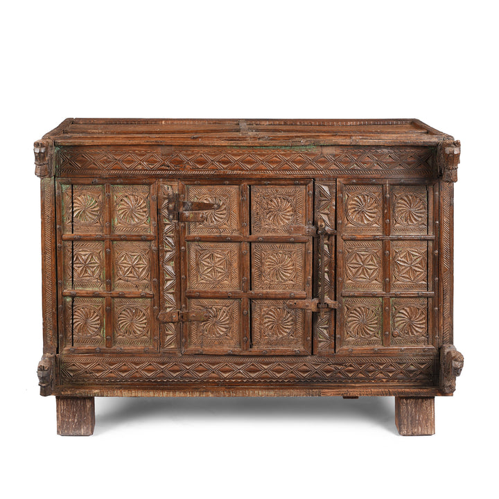 Antique Indian Majus Dowry Chest | Indigo Antiques