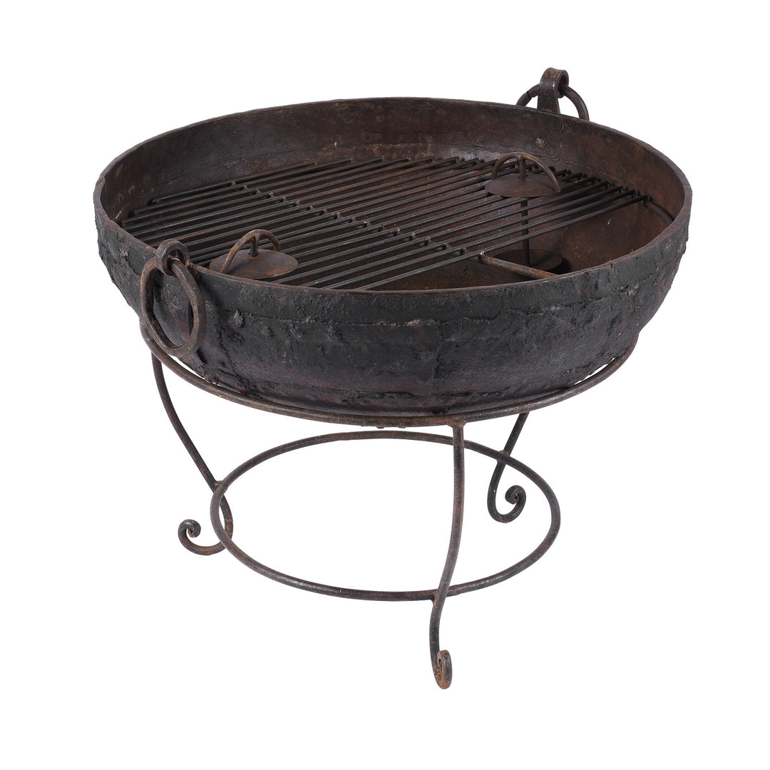 Antique Indian Original Kadai Fire Bowl | Indigo Antiques