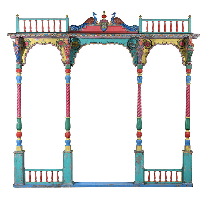 Antique Indian Painted Archway | Indigo Antiques