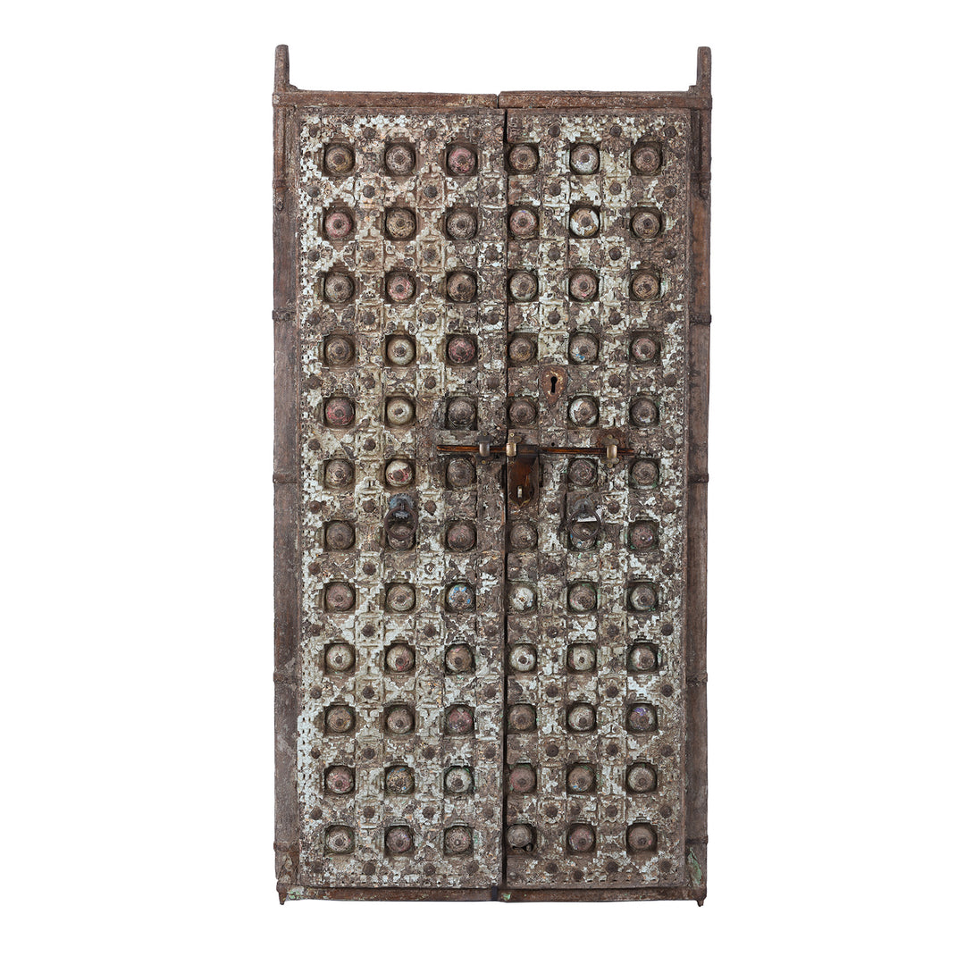 Antique Indian Painted Door | Indigo Antiques