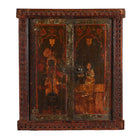 Painted Radha Krishna Shutter From Bikaner - 19th Century