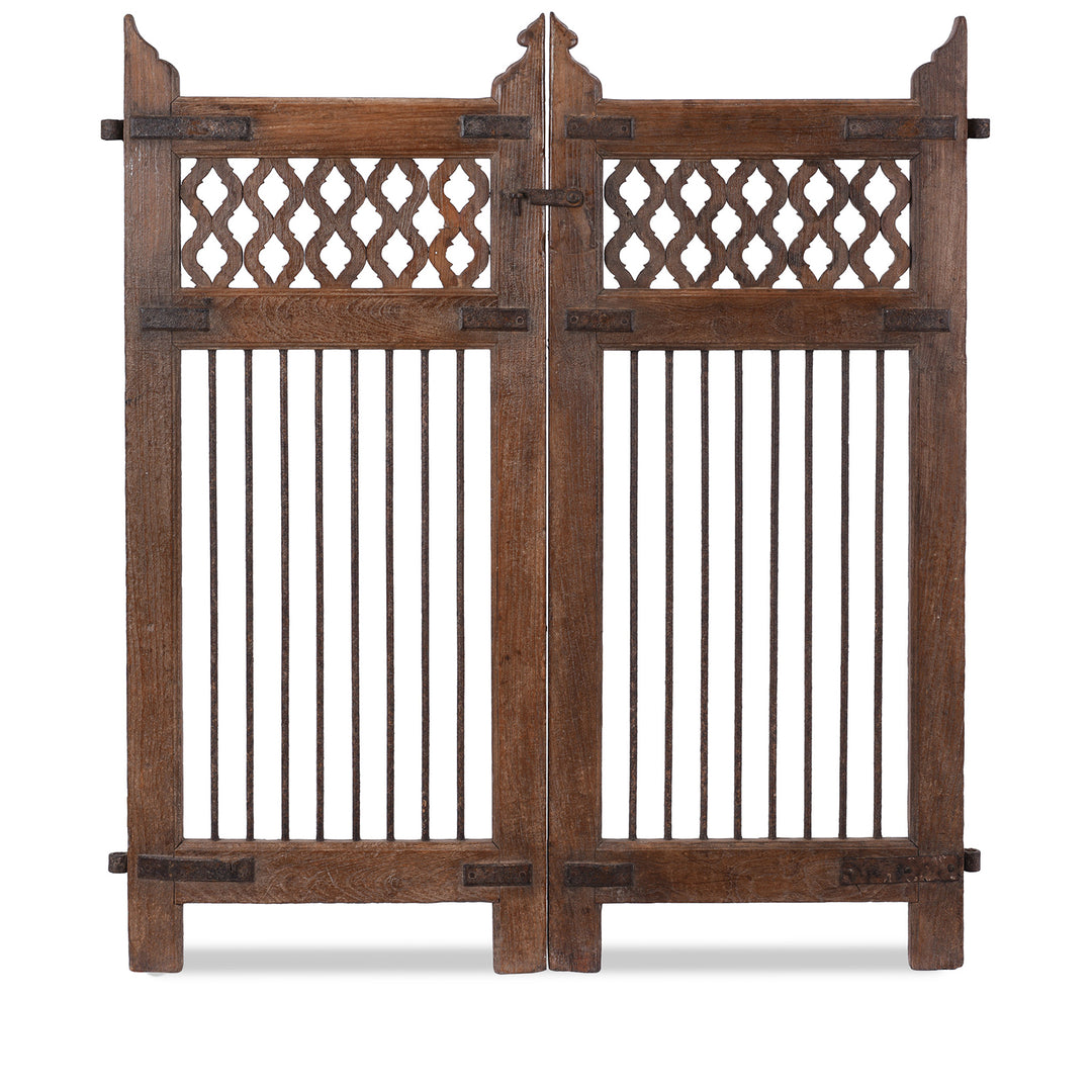 Antique Indian Teak Dog Gate From | Indigo Antiques