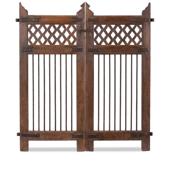 Antique Indian Teak Dog Gate From | Indigo Antiques
