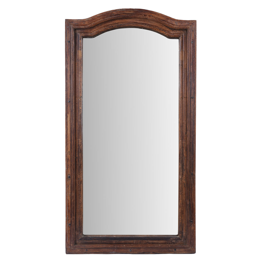 Antique Indian Teak Mirror | Indigo Antiques