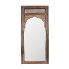 Carved Window Mirror From Madhya Pradesh - 19th Century