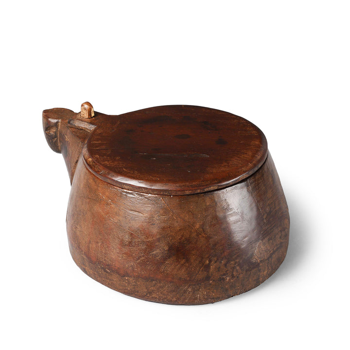 Antique Jackfruit Pot With Lid From Kerala  | Indigo Antiques