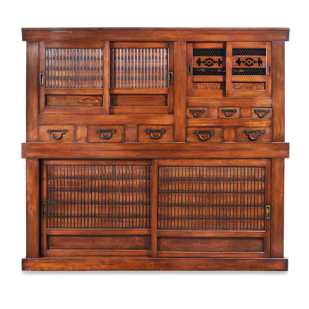 Antique Japanese Mizuya Dansu Keyaki Wood - Edo Period | Indigo Antiques