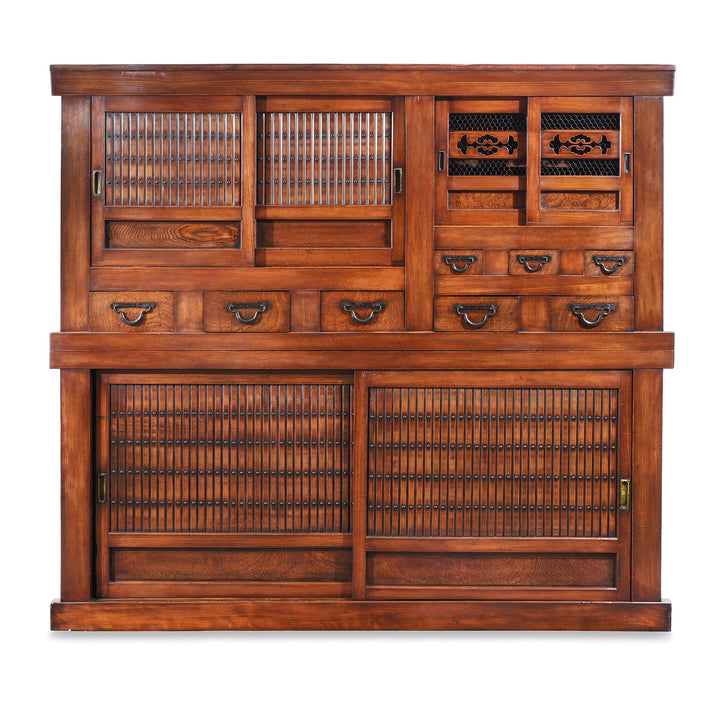 Antique Japanese Mizuya Dansu Keyaki Wood - Edo Period | Indigo Antiques