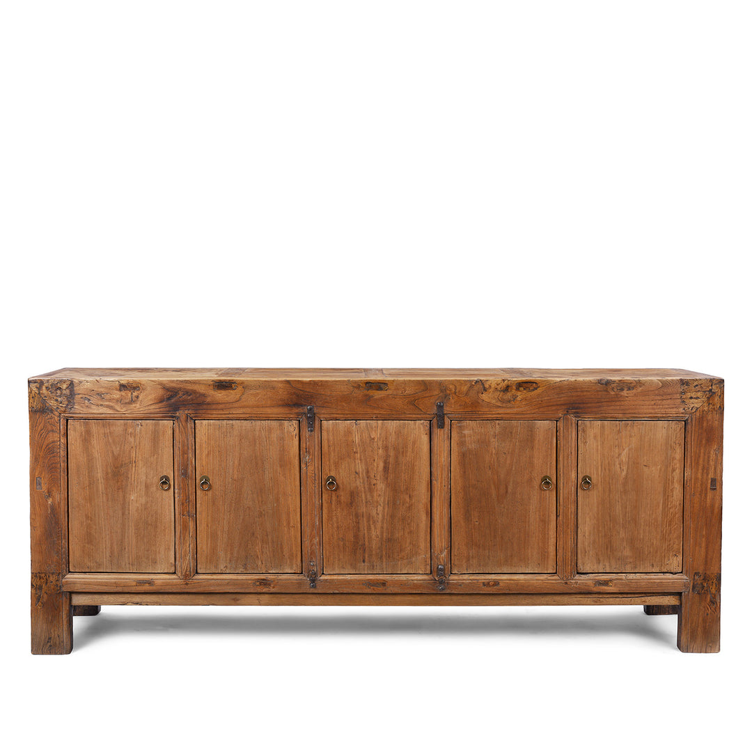 Antique Mongolian 5 Door Sideboard | Indigo Antiques