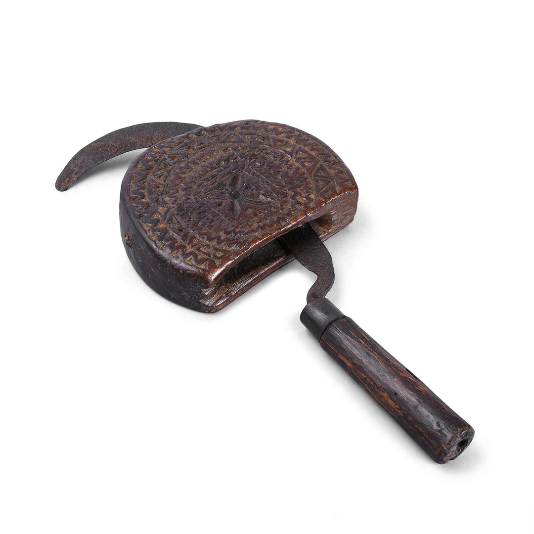 Antique Nepalese Carved Knife & Holder | Indigo Antiques