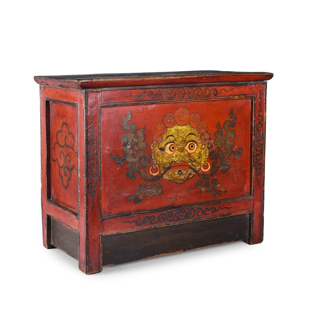 Antique Painted Choksar Prayer Table from Tibet | Indigo Antiques