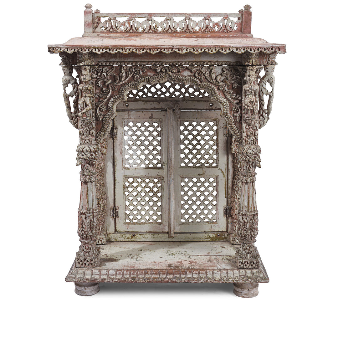 Antique Painted House Shrine From Patan | indigo Antiques