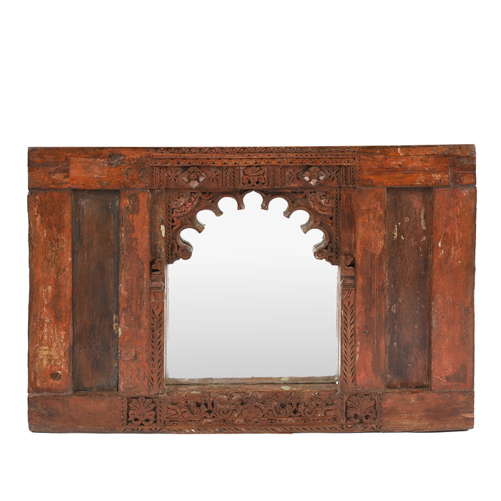 Antique Painted Mirror From Banswara Tribal Area | Indigo Antiques