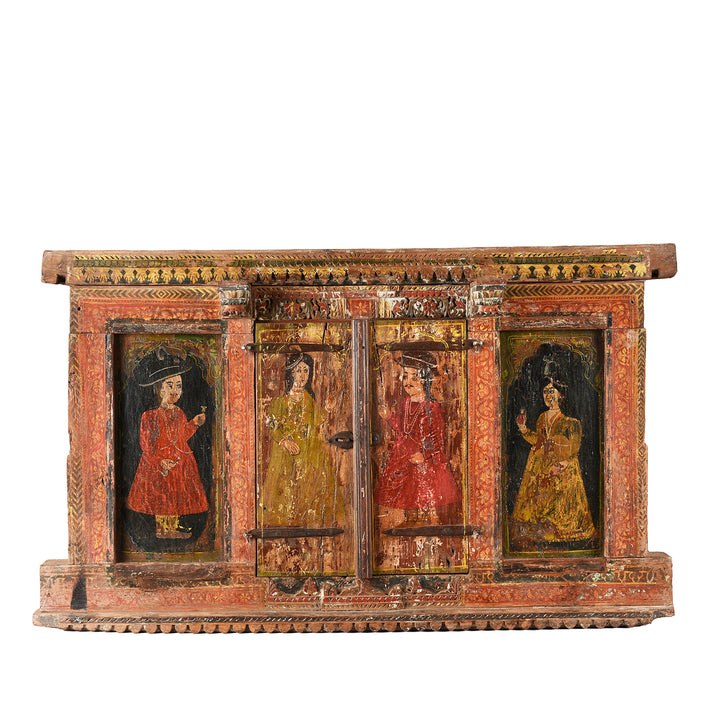 Antique Painted Window Jharokha From Dungapur | Indigo Antiques