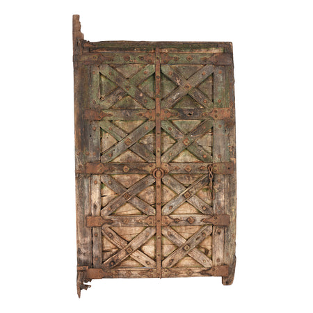 Indian Stick Door From Jaisalmer - 19th Century