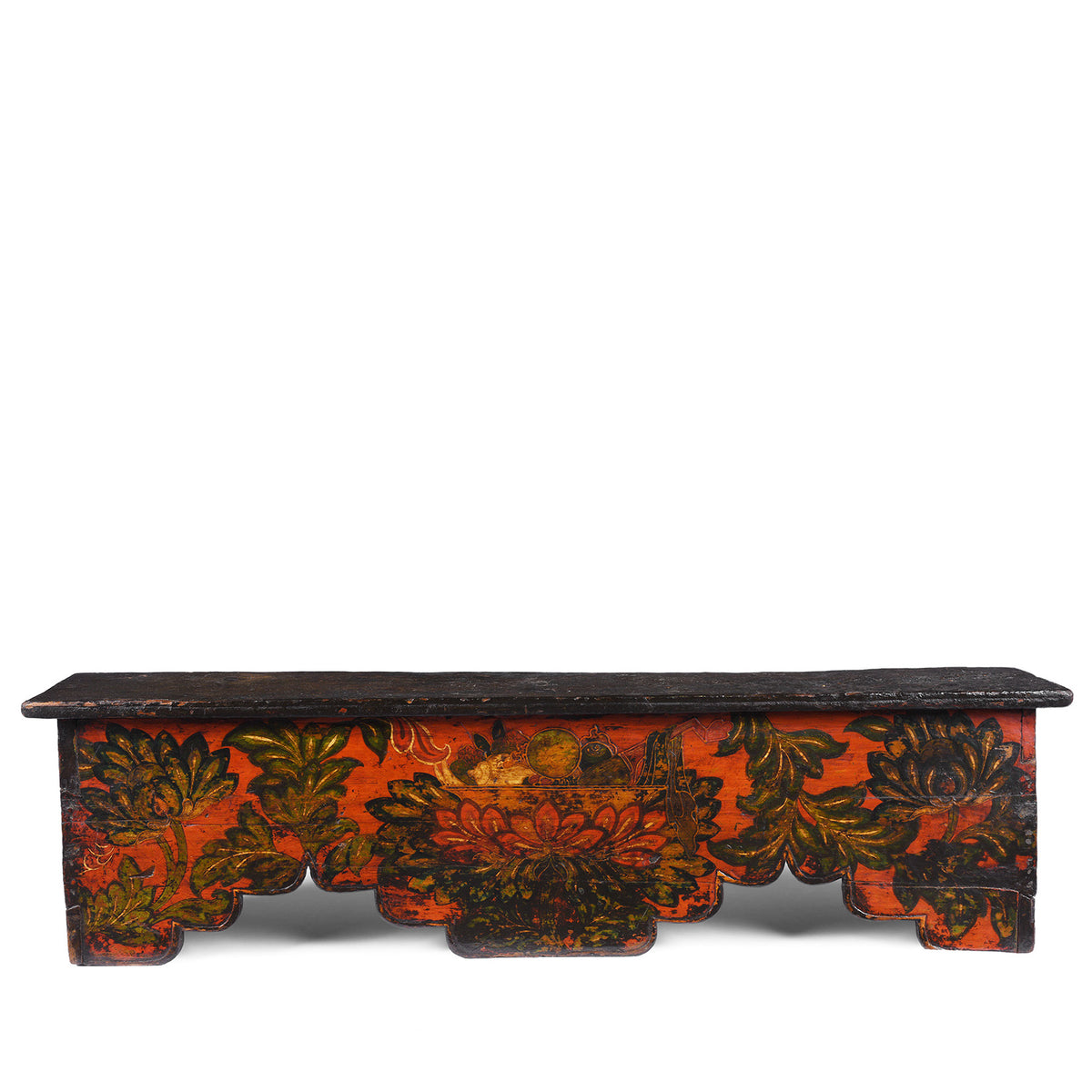 Antique Tibetan Painted Choksar | Indigo Antiques