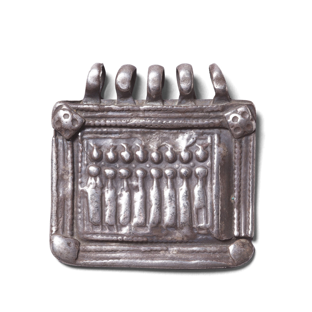 Tribal Silver Saptamatrika Amulet - 19th Century
