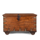 Brass Bound Teak Chest from Saurashtra - 19th Century