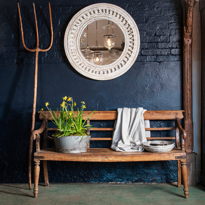 Antique Regency Anglo-Indian Teak Bench | Indigo Antiques