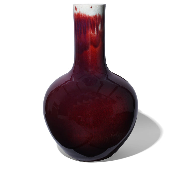 Chinese Large Yaobian Bottle Vase | Indigo Antiques
