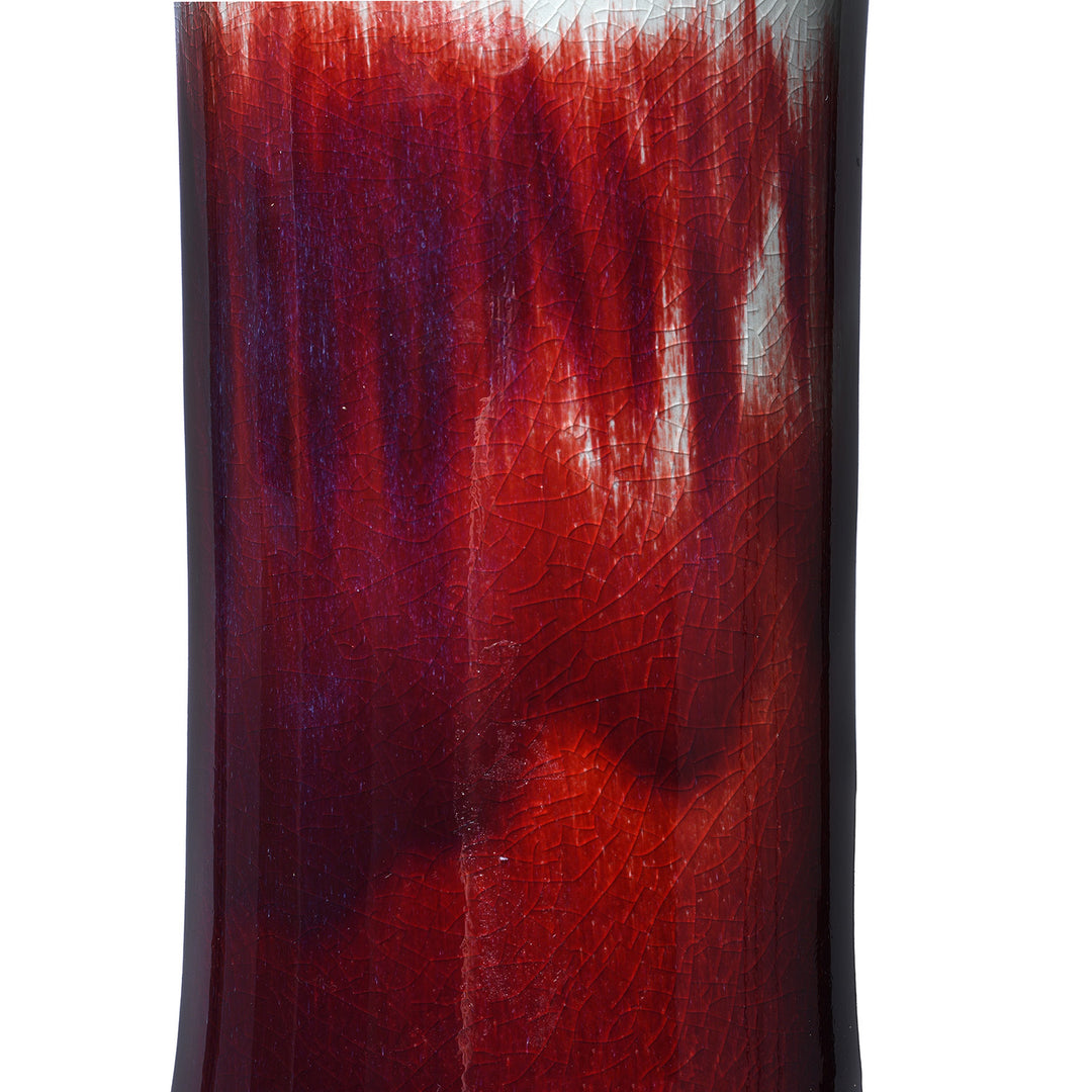 Glaze Detail From Chinese Large Yaobian Bottle Vase | Indigo Antiques
