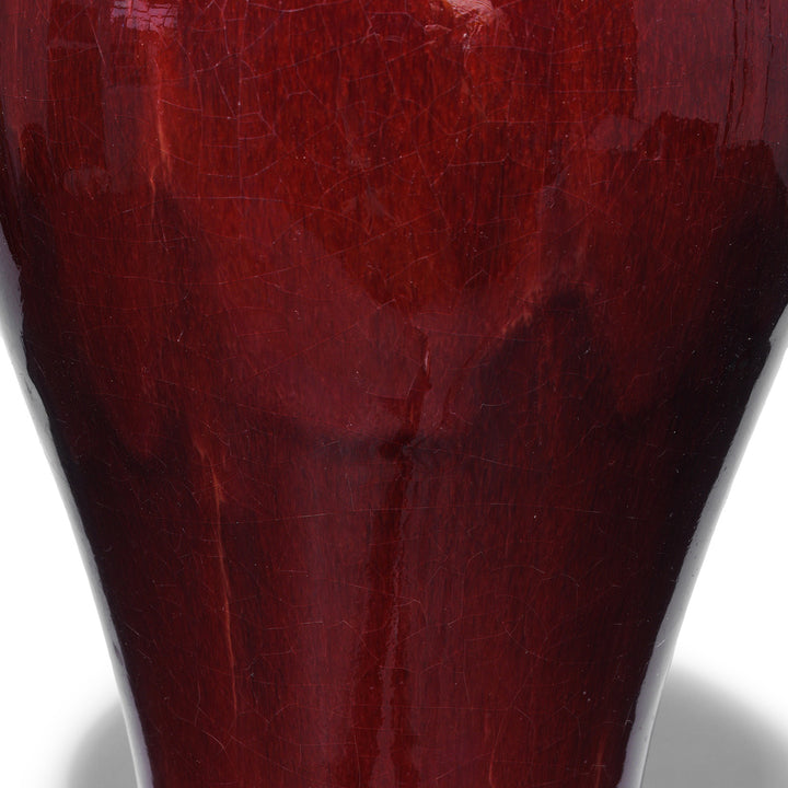 Glaze Detail From Darker Glaze Chinese Yaobian Glaze Fenzweizen Vase