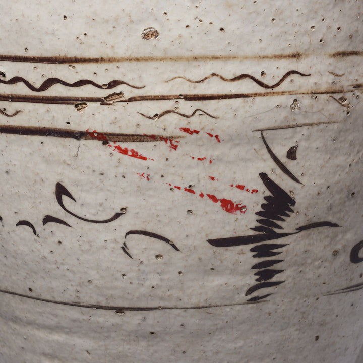 Detail From Antique Cizhou Wine Jar from Taiyuan | Indigo Antiques