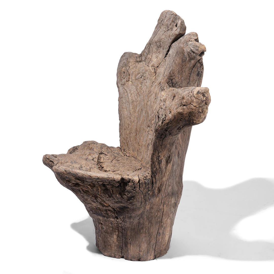 Vintage Chinese Poplar Root Chair | Indigo Antiques