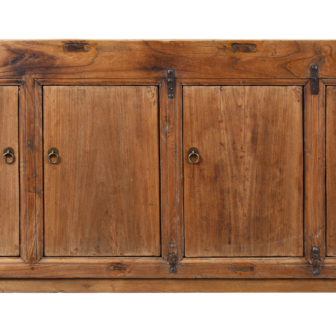 Doors Detail From Antique Mongolian 5 Door Sideboard | Indigo Antiques